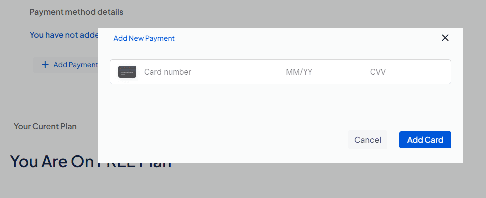 PW7 Payment Form